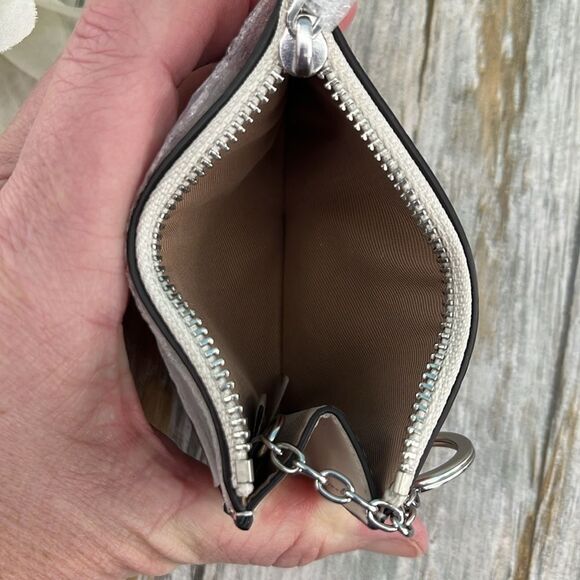 Coach Mini Skinny Id Case With Cherry Print Bag Wallet Purse - Picture 5 of 9